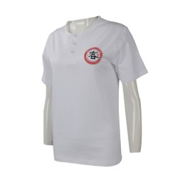 T840 sample custom-made women's round neck T-shirt Group order women's kungfu shirt T-shirt Hong Kong design round neck button T-shirt style Women's T-shirt wholesaler T840 sample custom-made women's round neck T-shirt Group order women's kungfu shirt T-shirt Hong Kong design round neck button T-shirt style Women's T-shirt wholesaler